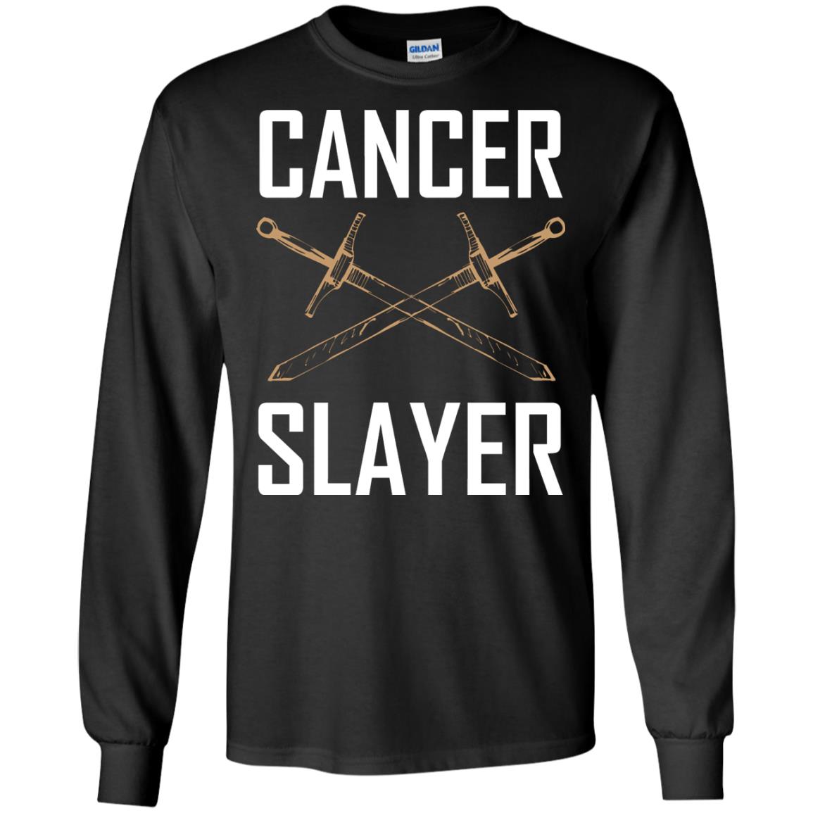 Cancer Slayer Cancer Survivor Shirt Black
