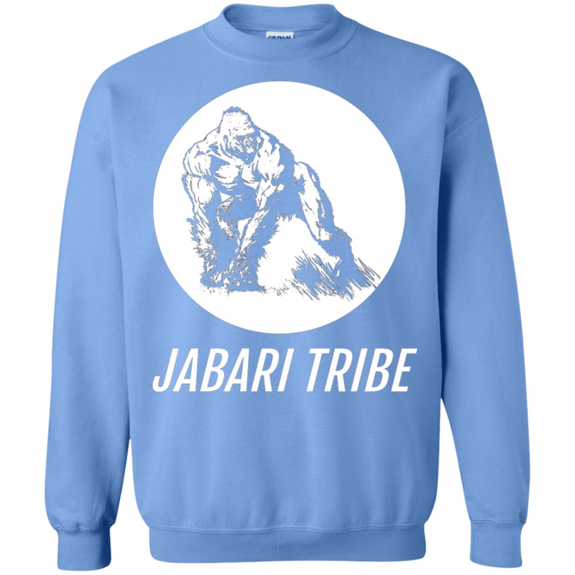 Jabari Tribe White Gorilla T-shirt Carolina Blue