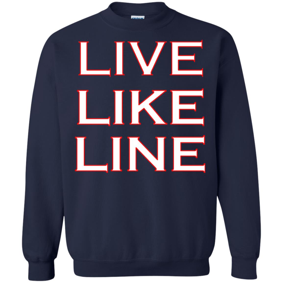 Live Like Line Volleyball Lover Shirt Navy