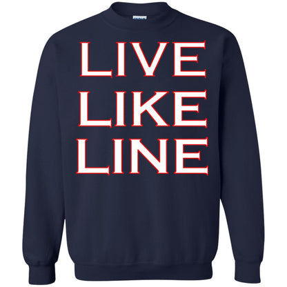 Live Like Line Volleyball Lover Shirt Navy