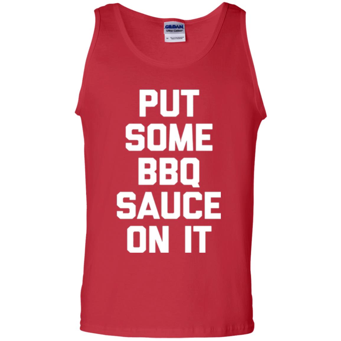 Barbecue Lovers T-shirt Put Some Bbq Sauce On It Red