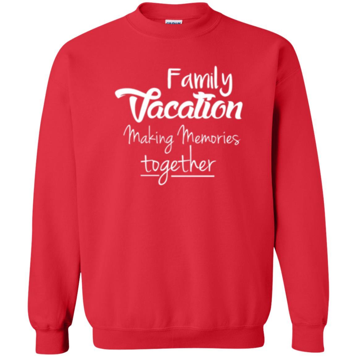 Family Vacation Making Memories Together T-shirt Red