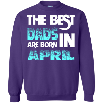Daddy T-shirt The Best Dads Are Born In April Purple