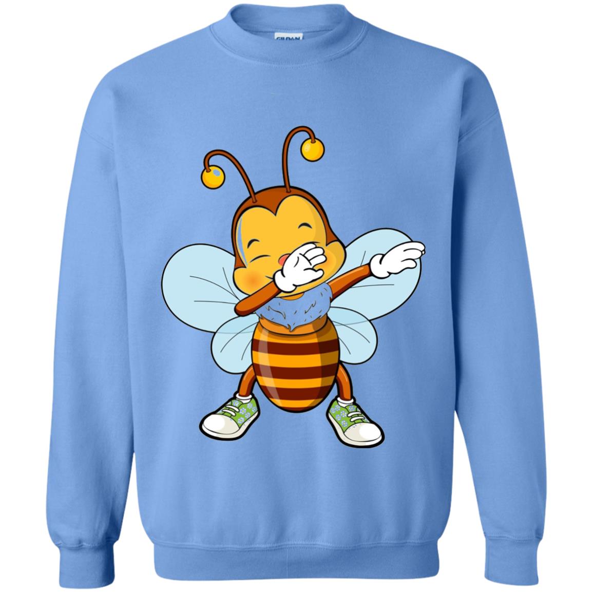 Dabbing Bee Dab Dancing Beekeeping Bee Lover T-shirt Carolina Blue