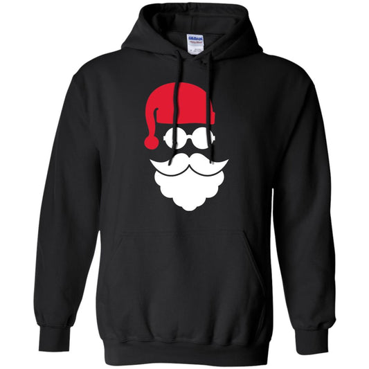 Christmas Shirt Santa Claus Face Black