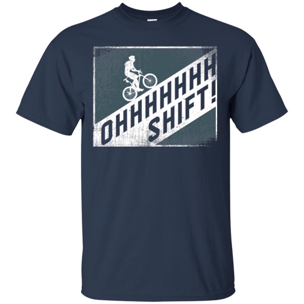 Cyclist T-shirt Oh Shift Navy