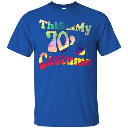 70s Halloween Costume 70s T-shirt For Women Men Girls Royal