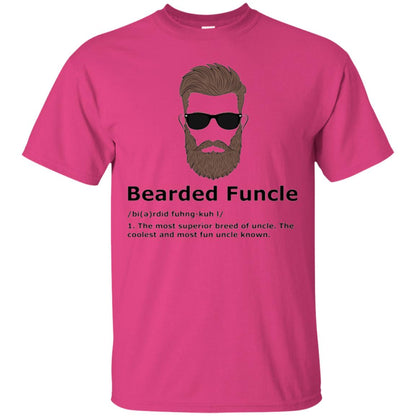 Uncle T-shirt Bearded Funcle The Most Suprior Berrd Of Uncle Heliconia