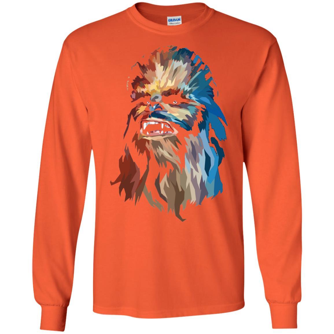 Chewbacca Art T-shirt Orange