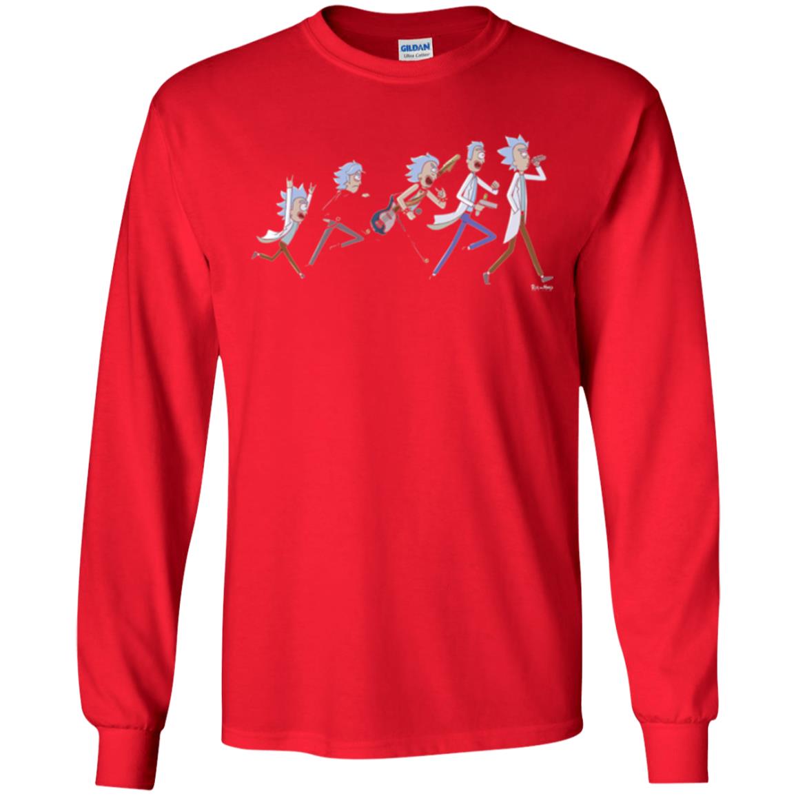Rick And Morty T-shirt The Life Of Rick Red