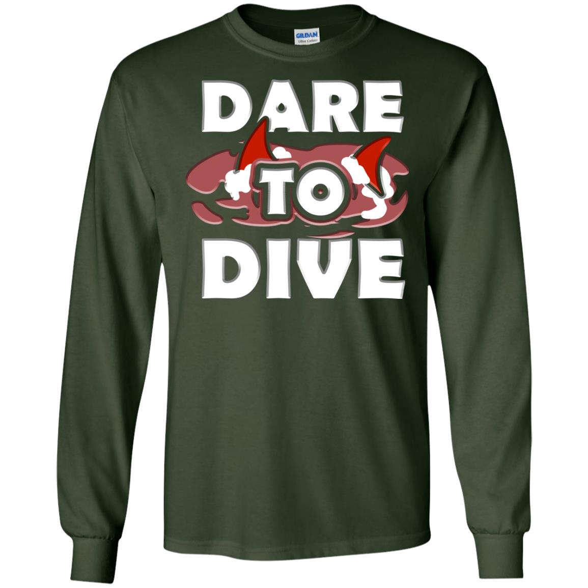 Every Day Of Dare To Dive Shark T-shirt 2018 Forest Green