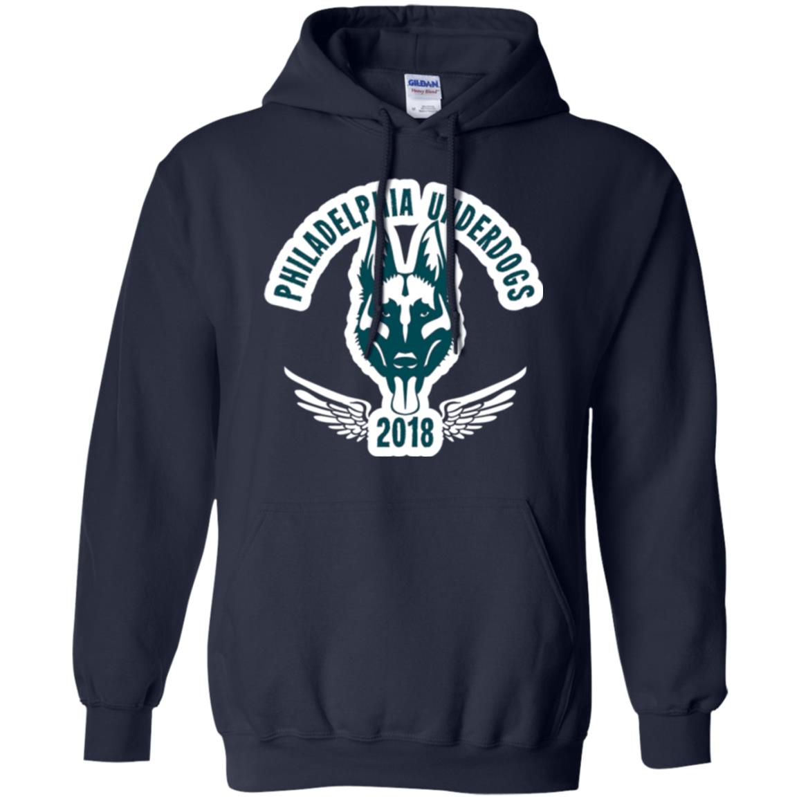 Dog Lover T-shirt Philadelphia Underdogs Navy