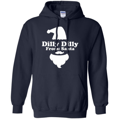 Christmas T-shirt Dilly Dilly From Santa Claus T-shirt Navy