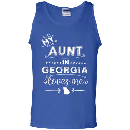 Niece T-shirt My Aunt In Georgia Loves Me Royal