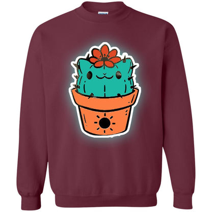 Cat Lovers T-shirt Catcus Maroon