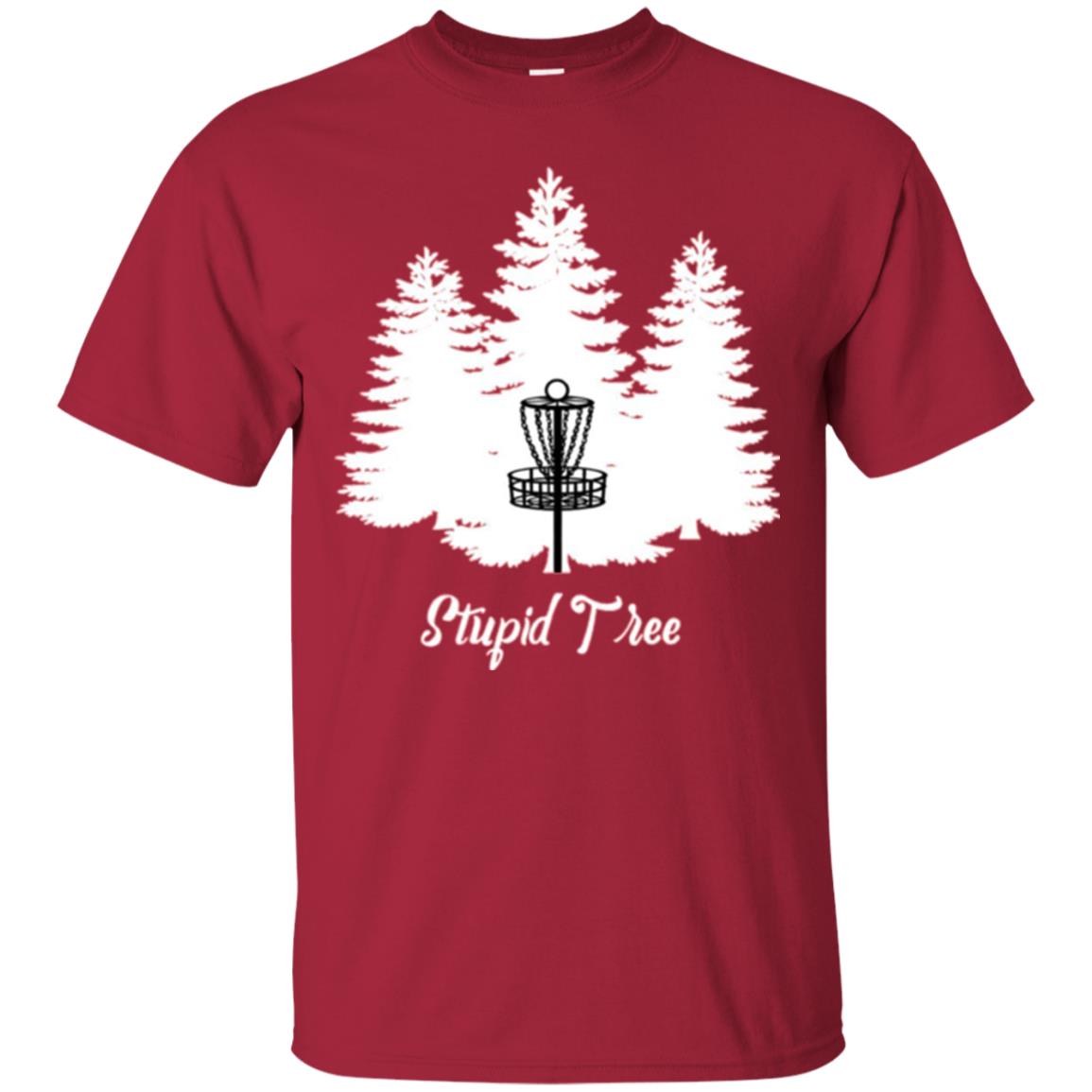 Disc Golf T-shirt Stupid Tree Cardinal