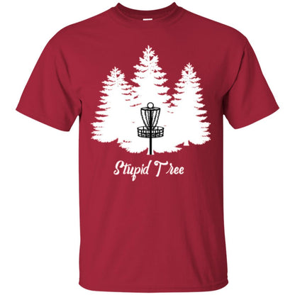 Disc Golf T-shirt Stupid Tree Cardinal