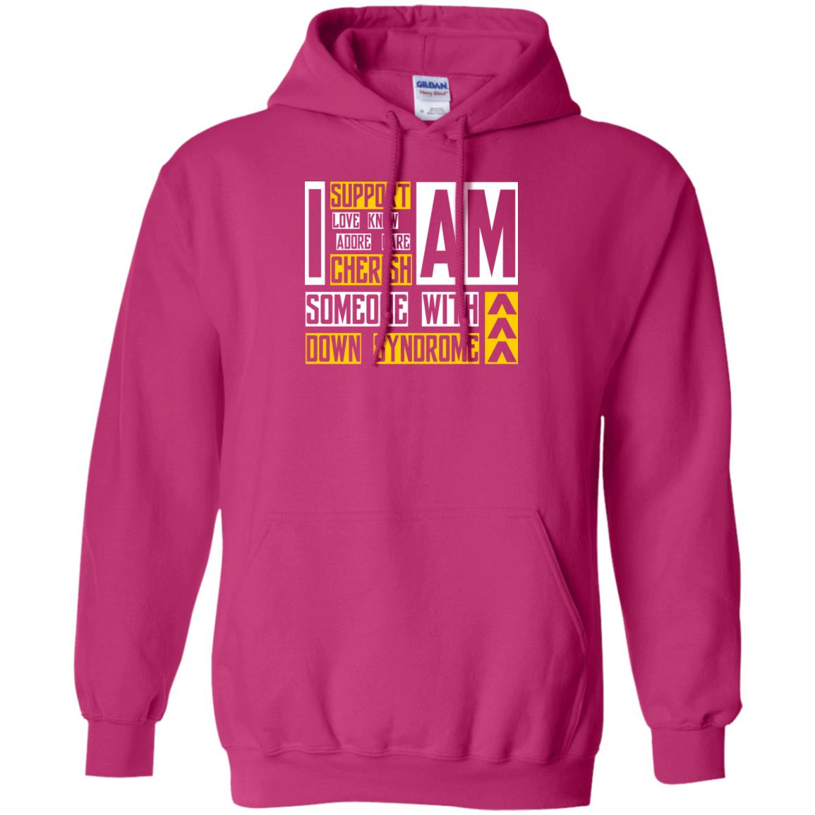 I Am Someone With Down Syndrome Gift Shirt For Down Syndrome Awareness T-shirt Heliconia