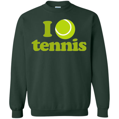 I Love Tennis T-shirt Forest Green