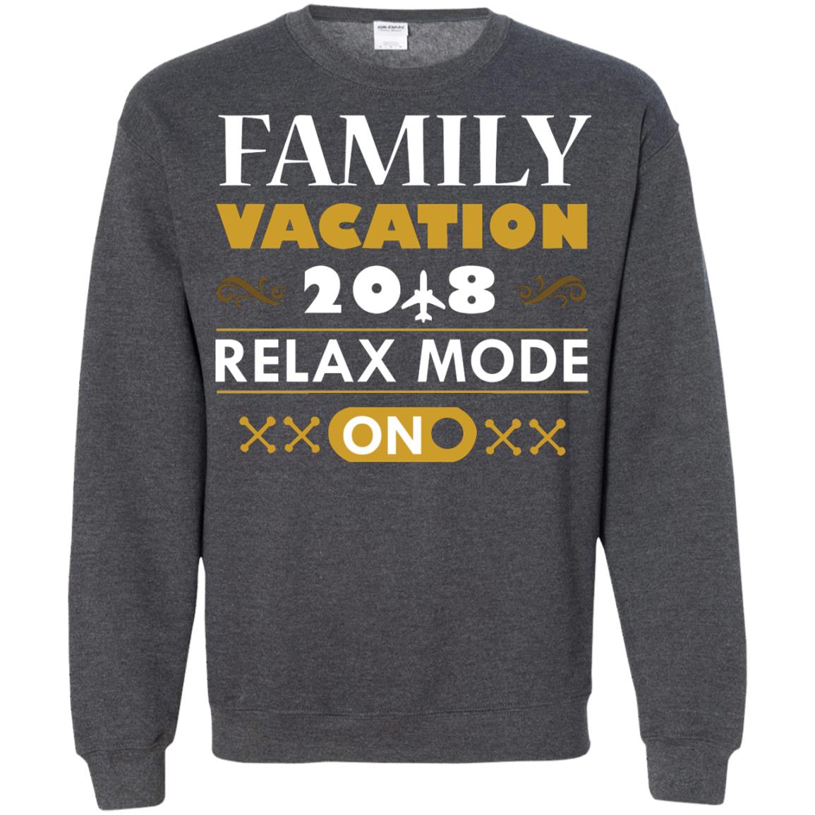 Family Vacation 2018 Relax Mode On Summer Holiday Shirt Dark Heather