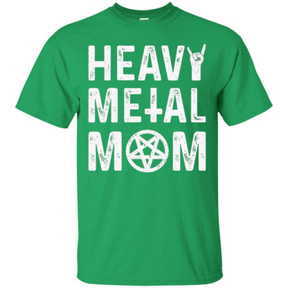 Heavy Metal Mom Vintage Band Music Concert Mother T-shirt Irish Green