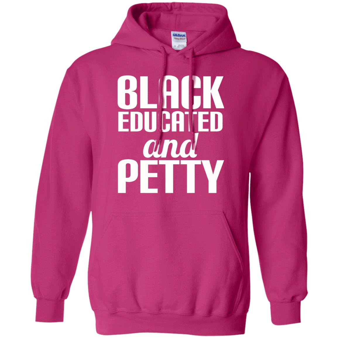 Petty Queen Juneteenth T-shirt Black Educated And Petty Heliconia