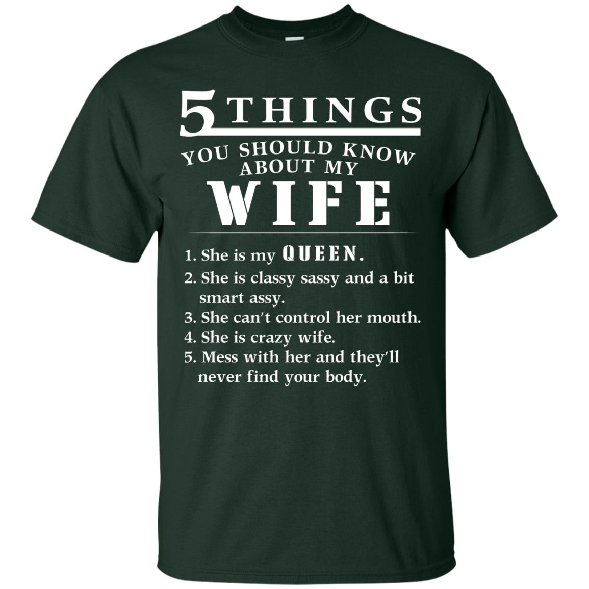 5 Things You Should Know About My Wife Husband T-shirt Forest