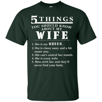 5 Things You Should Know About My Wife Husband T-shirt Forest