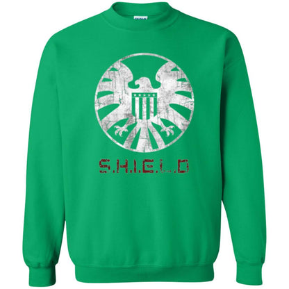 Film T-shirt Agents Of Shield Distressed Logo Graphic Irish Green