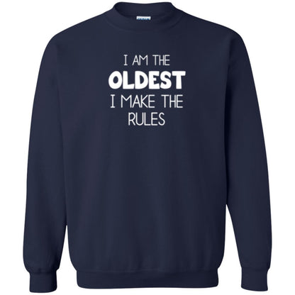 Family T-shirt I'm The Oldest I Make The Rules Navy