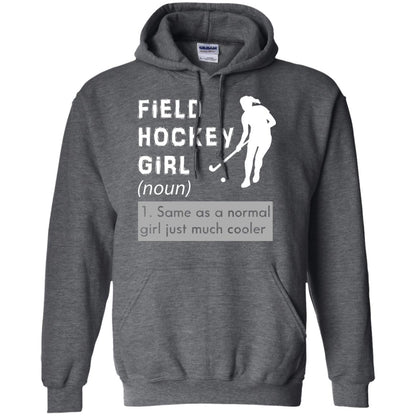 Field Hockey Girl Hockey Lover T-shirt Dark Heather