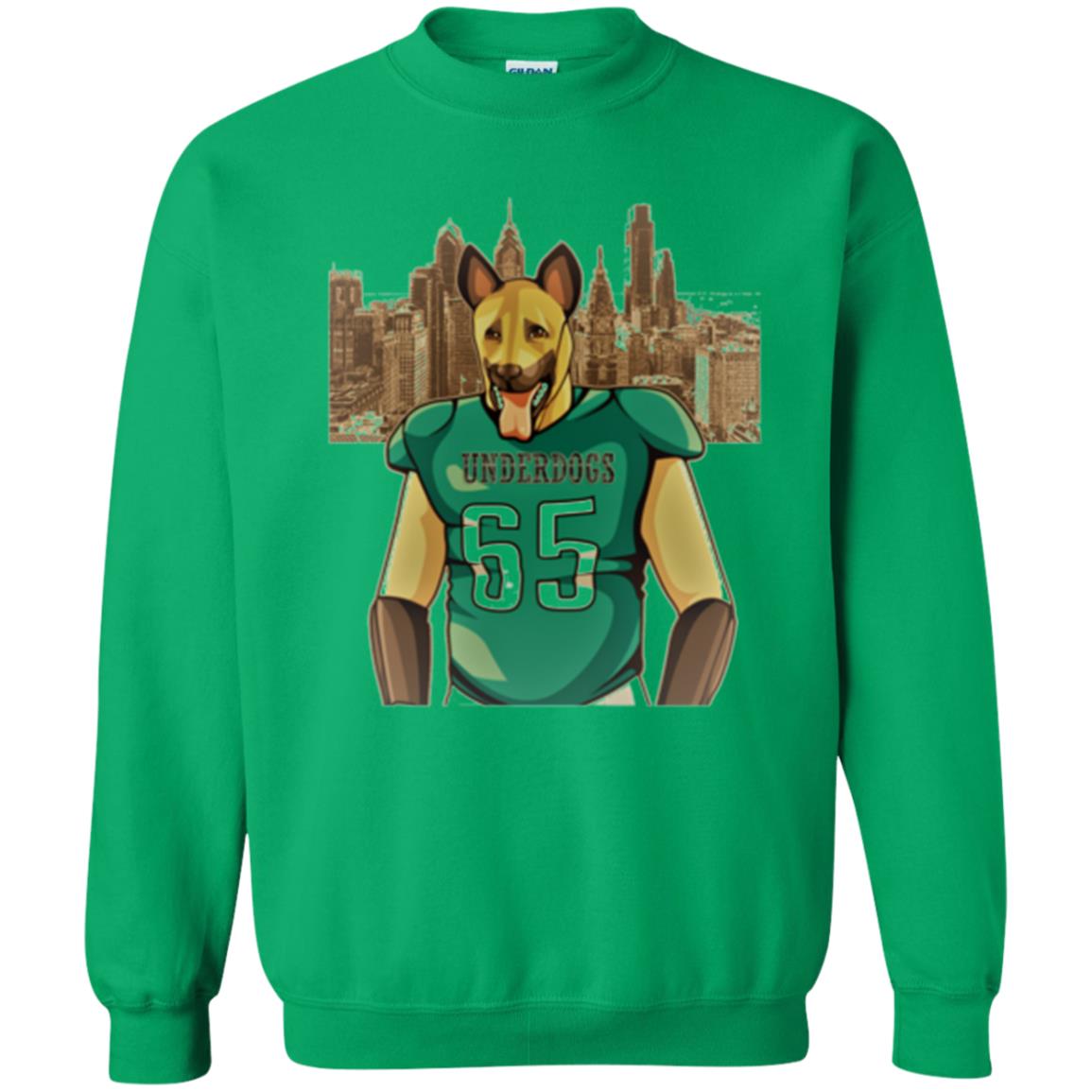 Dog Lover T-shirt Philly Fan Philadelphia Underdogs 2018 Game Day Irish Green