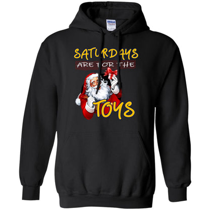Saturdays Are For The Toys Santa X-mas Gift Shirt Black