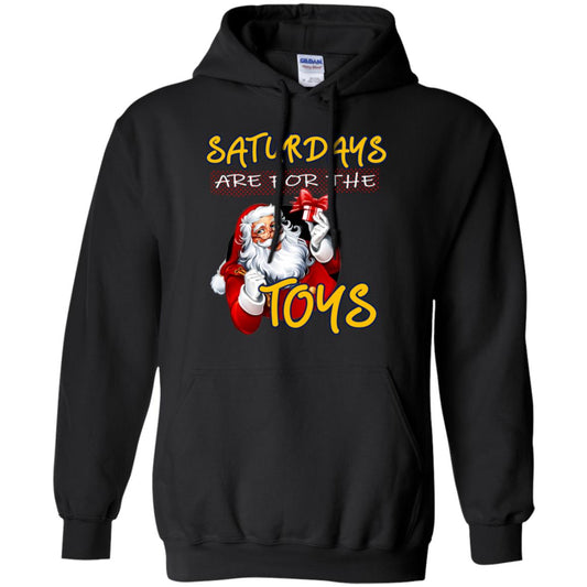 Saturdays Are For The Toys Santa X-mas Gift Shirt Black