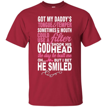 Got My Daddys Tongue And Temper Sometime My Mouth Could Use A Filter Cardinal
