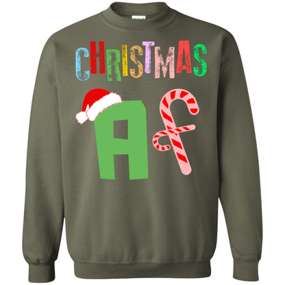 Chrismas Af X-mas Gift Shirt For Mens Or Womens Military Green