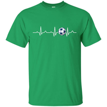 Heartbeat Soccer Lover T-shirt Irish Green