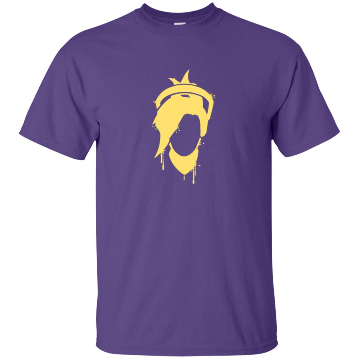 Overwatch Mercy Icon Spray T-Shirt Purple