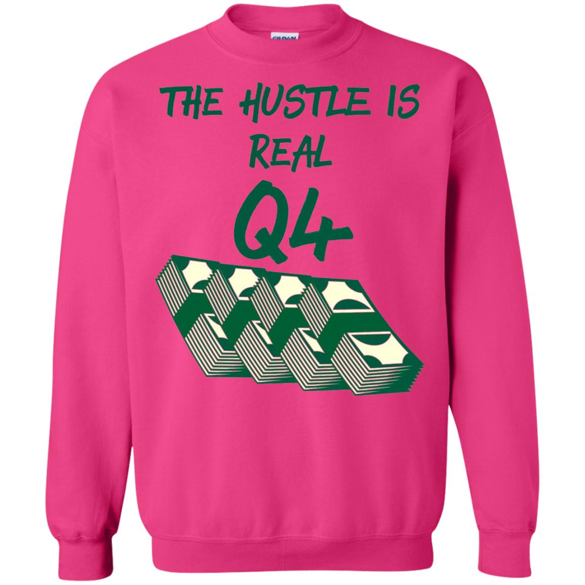 Money T-shirt The Hustle Is Real Q4 Making Money Novelty Heliconia