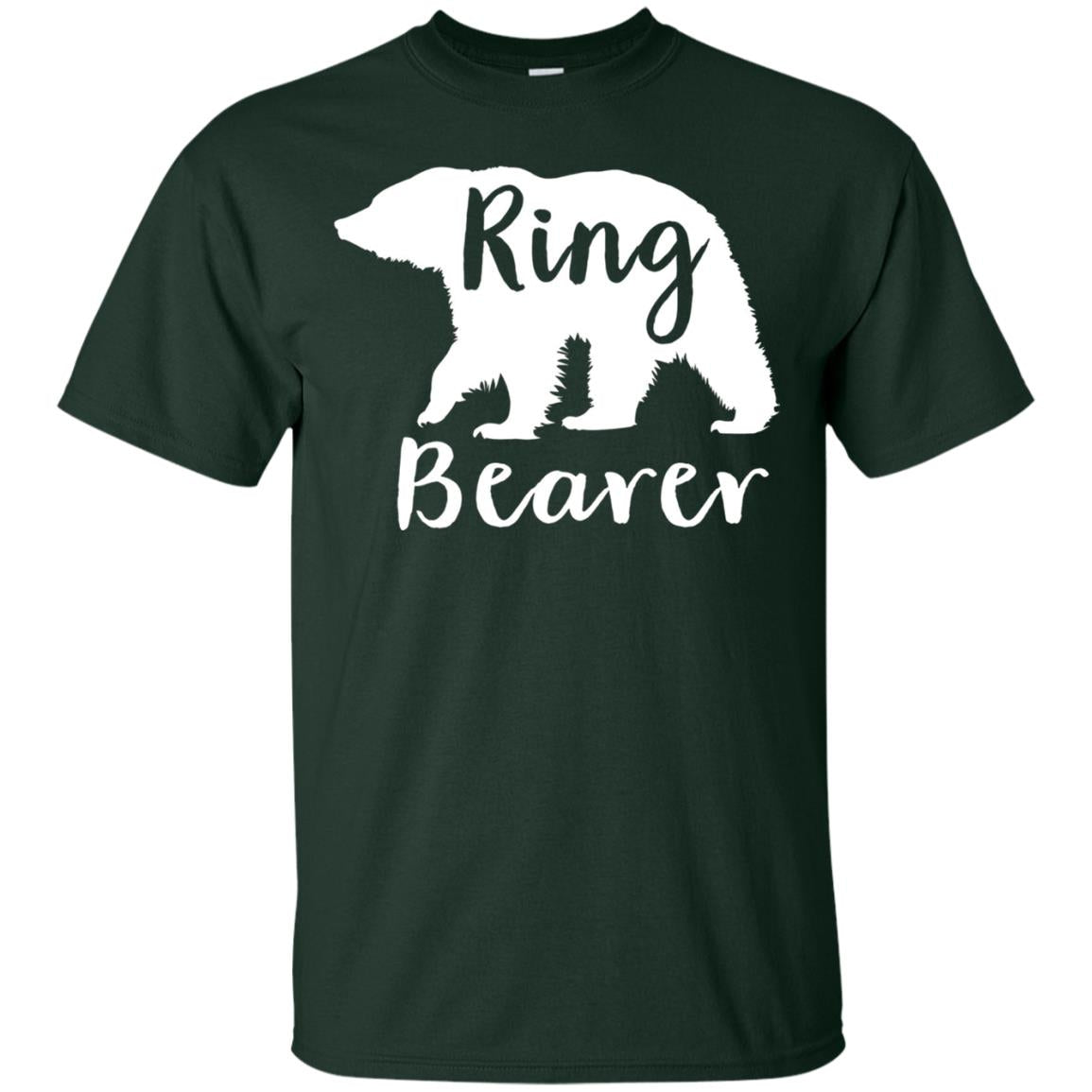 Ring Bearer Outfit Wedding T-shirt Forest
