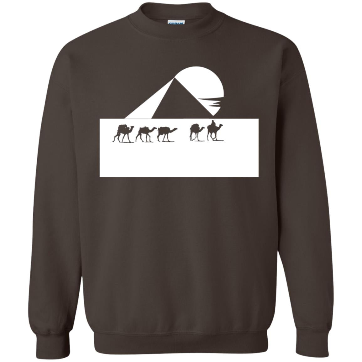 Egyptian Great Pyramid Of Giza T-shirt Dark Chocolate