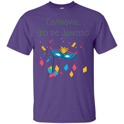 Mardi Gras T-shirt Rio Carnival Carnaval Rio De Janeiro Brazil Purple