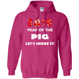 2019 Year Of The Pig Lets Smork It New Year Gift Shirt For Mens Or WomensG185 Gildan Pullover Hoodie 8 oz.