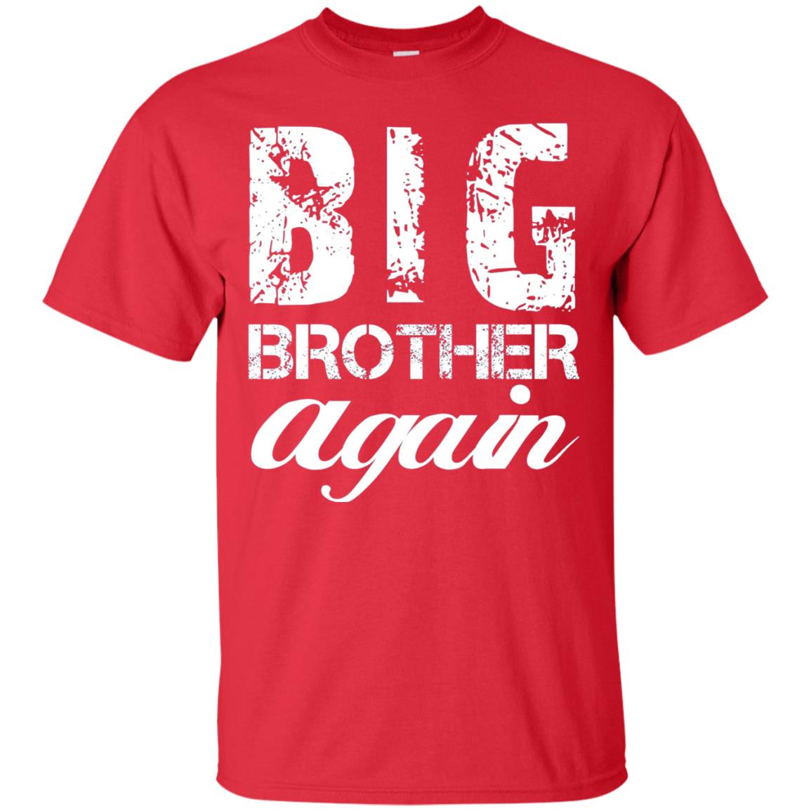 Big Brother Again T-shirt New Baby Red