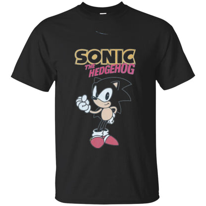 Movie T-shirt Sonic The Hedgehog Black
