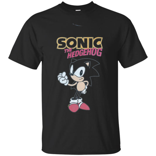 Movie T-shirt Sonic The Hedgehog Black