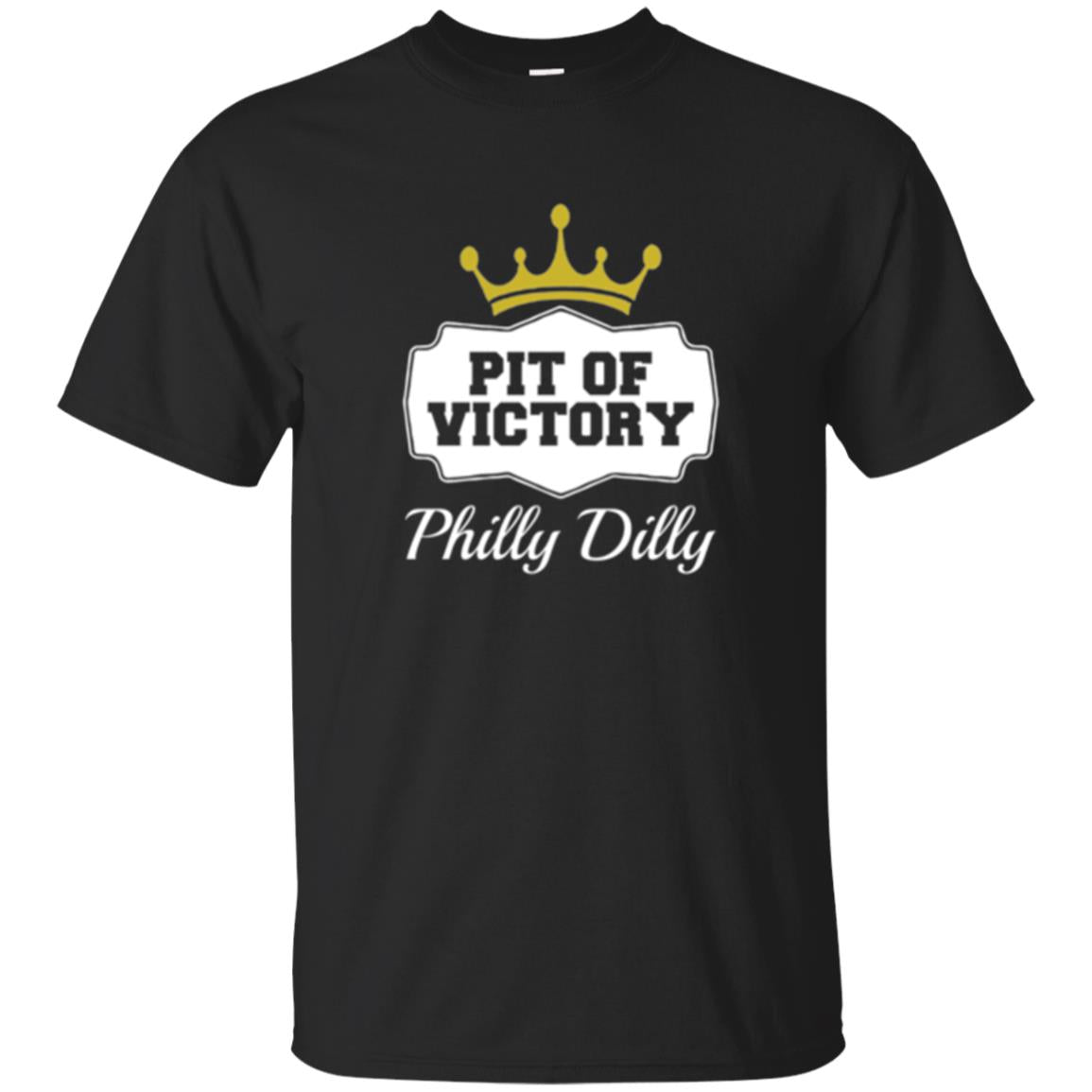 Football Lover T-shirt Philly Dilly Pit Of Victory T-shirt Black