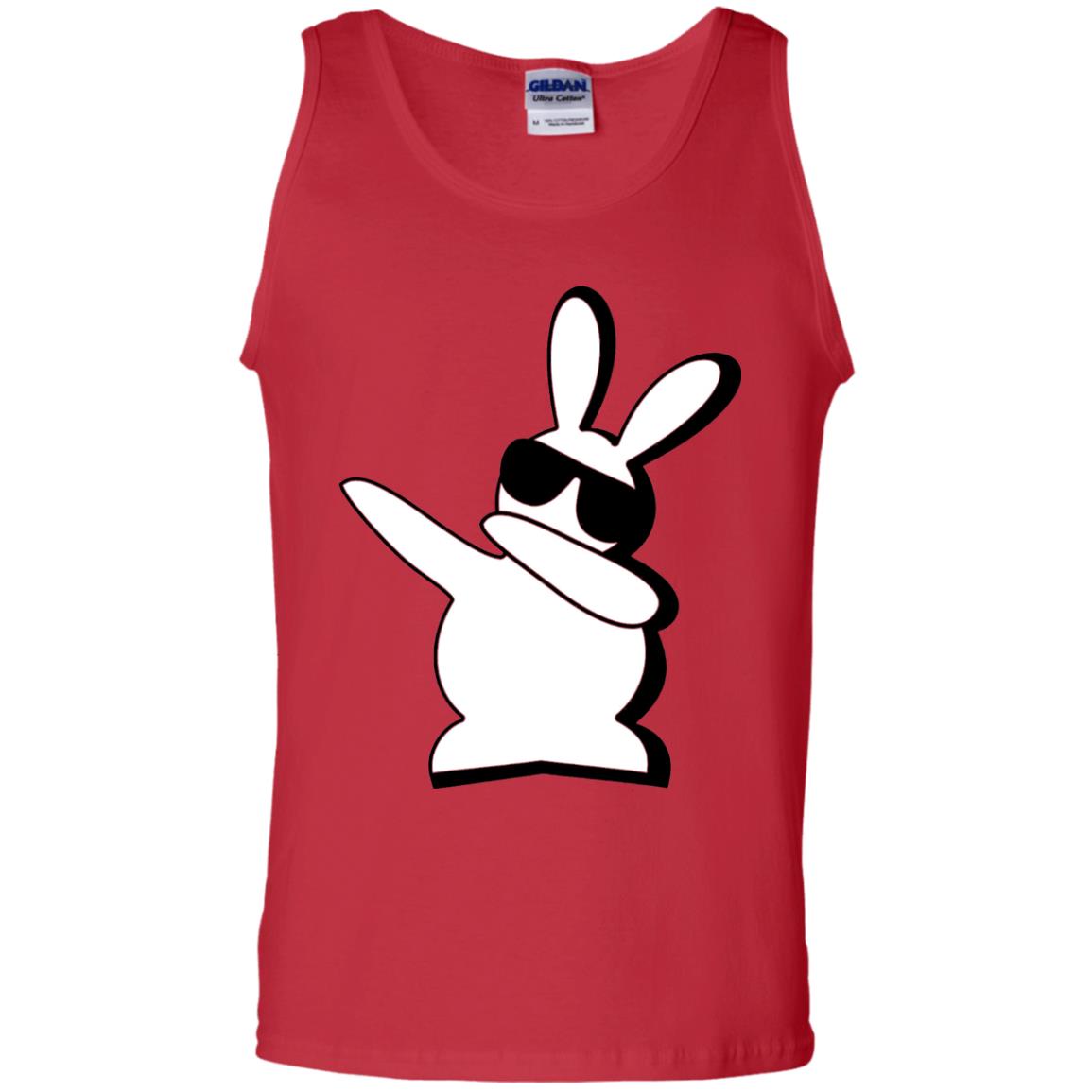Dabbing Hip Hop Bunny Easter Shirt Red