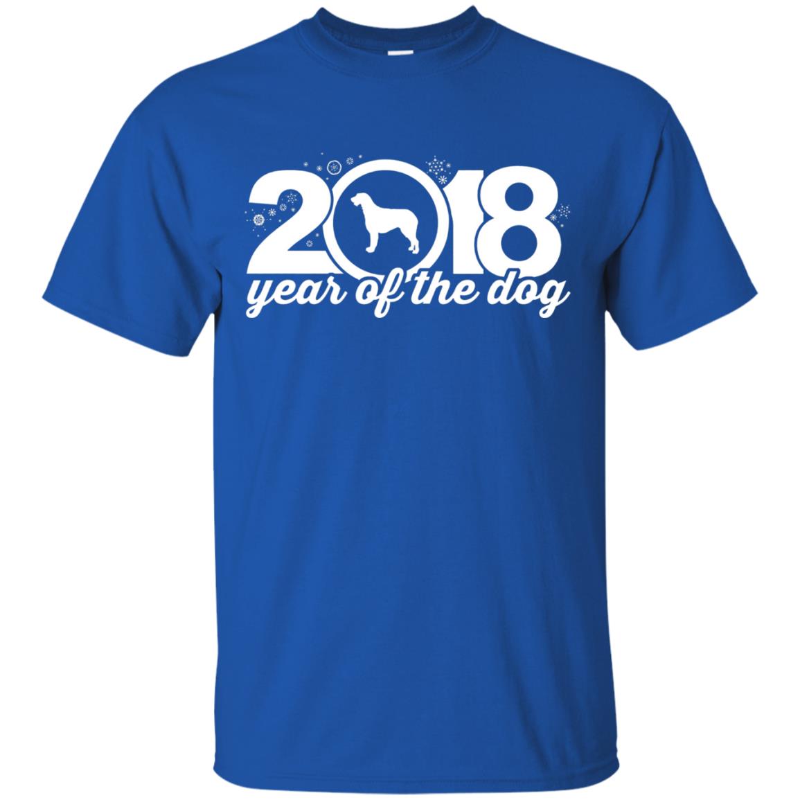 Irish Wolfhound Lover T-shirt 2018 Year Of The Dog New Year Royal