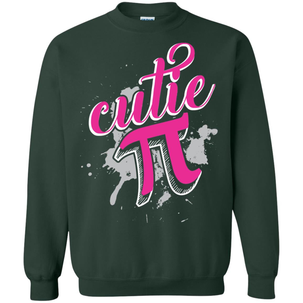 Cutie Pi Funny Math 3.14 Happy Pi Day T-shirt Forest Green
